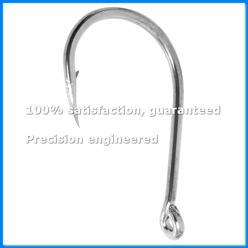 Fishing Hook - 1000 ชิ้น ชุดเบ็ดตกปลา เหล็กคาร์บอนสูง ตะขอเบ็ดมีเงี่ยง สำหรับตกปลาในน้ำเค็มและน้ำจืด-A73M