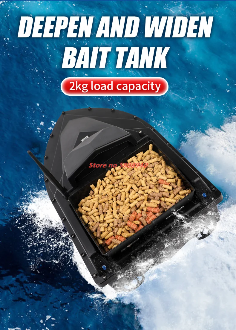 Fishing Hook Size - เรือตกปลาบังคับวิทยุ รุ่น 100GPS Position RC Fishing