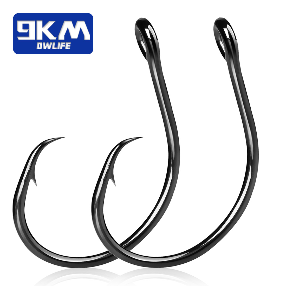 Fishing Hook Circle - เบ็ดตกปลาแบบวงกลม 9KM 25-50 ชิ้น แบบไม่โค้งงอ สำหรับตกปลาทะเล
