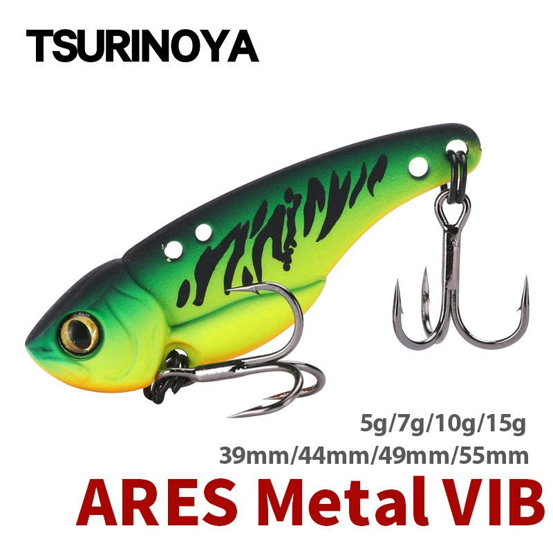 Fishing Hook Treble - TSURINOYA ตกปลา Hard Lure โลหะ VIB