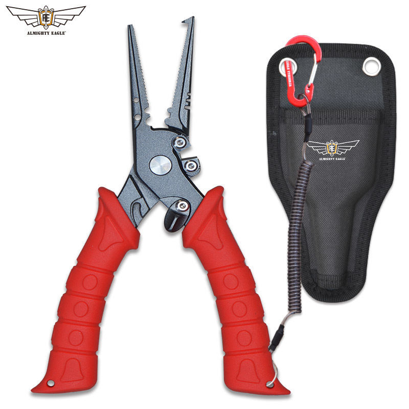 Fishing Hook Remover - Luya คีมตัดอเนกประสงค์มีความแม่นยำสูงตัดสายเพื่อยกปลาเพื่อถอดตะขอคีมเครื่องมือควบคุมปลา