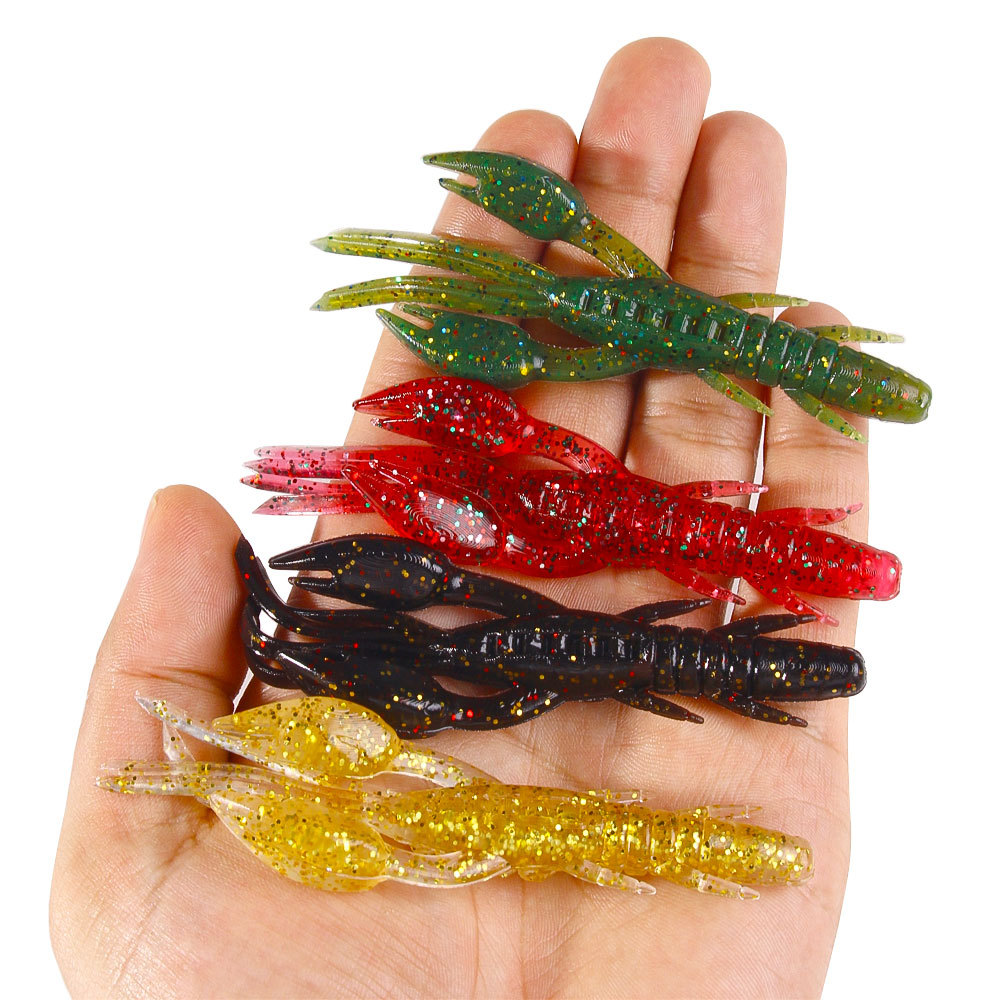 Fishing Hook Weedless - เหยื่อปลอมรูปกบแบบลอยน้ำ เนื้อนิ่ม ตัวเบ็ดแบบออฟเซ็ต สำหรับปลาชะโด ป้องกันการติดวัชพืช สมจริง