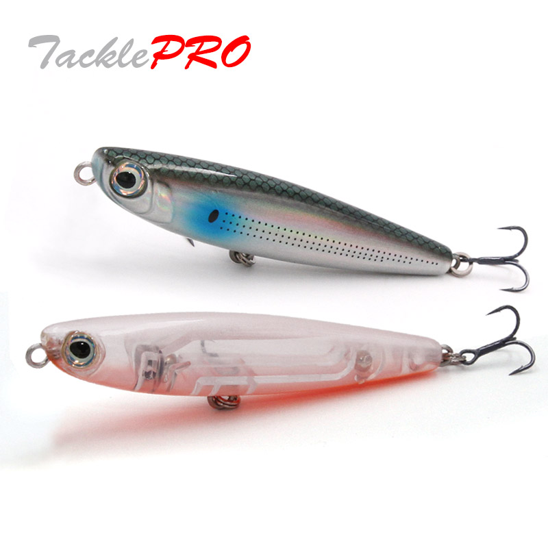 Fishing Hook Assortment - TacklePRO PE05ดินสอล่อ Stickbait 7.5ซม.7.8G Mustad Treble