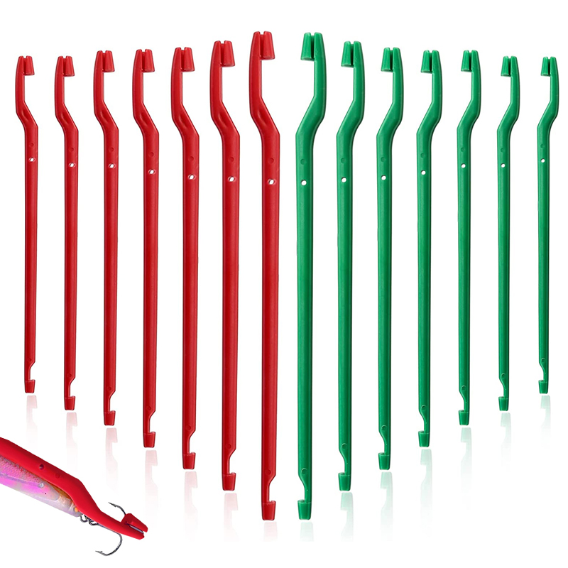 Fishing Hook Remover - เครื่องมือถอดตะขอเบ็ดตกปลาแบบพกพา ทำจากพลาสติก ใช้งานง่าย อุปกรณ์ตกปลา