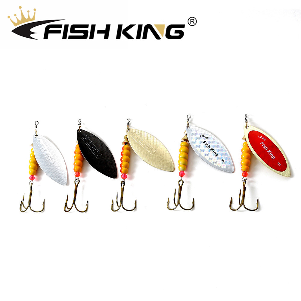 Fishing Hook Treble - ปลา KING 1Pcs โลหะเหยื่อล่อปลา3.8G 6.3G 11G