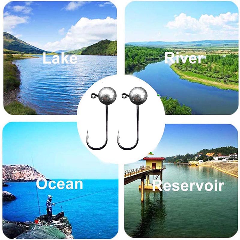 10 ชิ้น/ล็อต Jig Head ตะขอตกปล - Fishing Hook Offset บทวิจารณ์และราคา