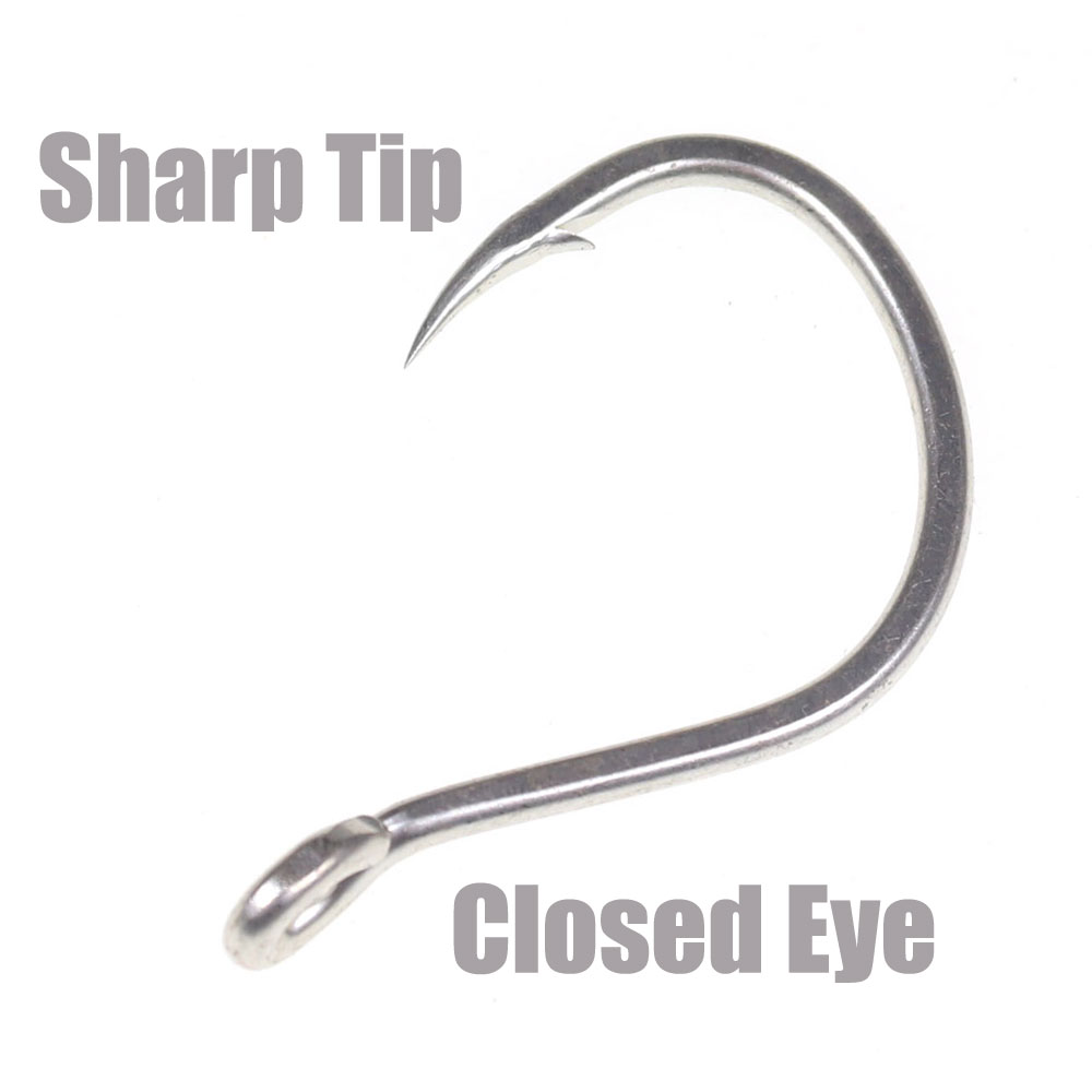 10pcs ดีบุก Anti-Rust น้ำเค็ม  - Fishing Hook Offset บทวิจารณ์และราคา