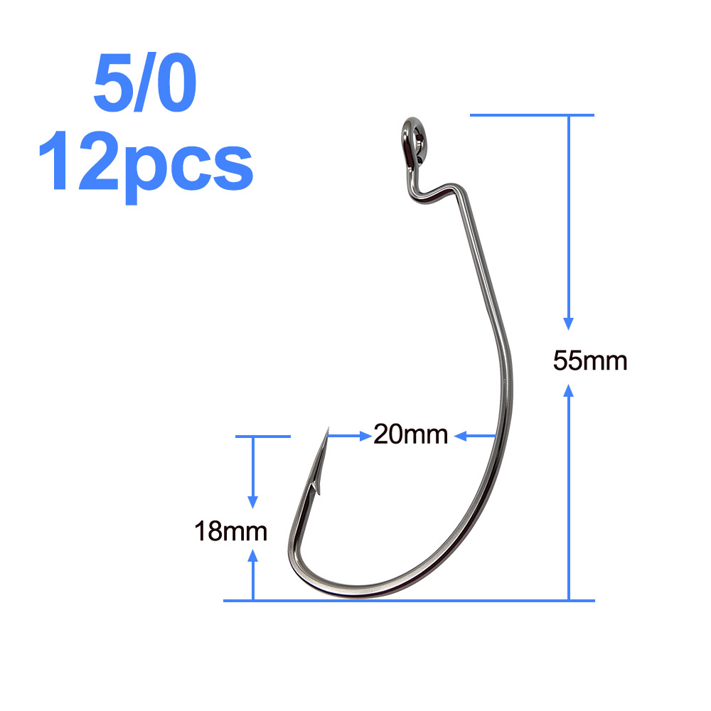เบ็ดตกปลา ESFISHING แบบออฟเซ็ต - Fishing Hook Offset บทวิจารณ์และราคา