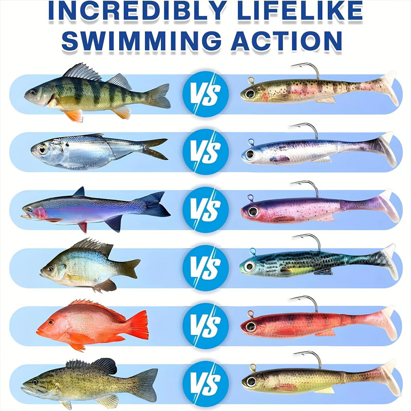เหยื่อปลอมสำเร็จรูปสำหรับปลาทะ - Fishing Hook Weedless บทวิจารณ์และราคา