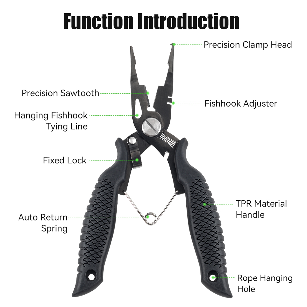 Kingdom คีมตกปลามัลติฟังก์ชั่แ - Fishing Hook Remover บทวิจารณ์และราคา