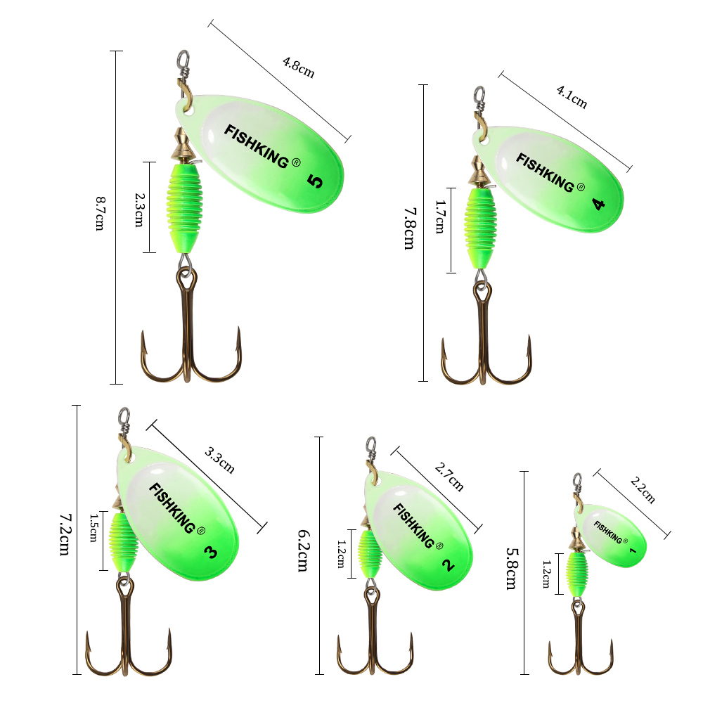 เหยื่อตกปลาโลหะ4G 4.8G 7G 10G  - Fishing Hook Treble บทวิจารณ์และราคา