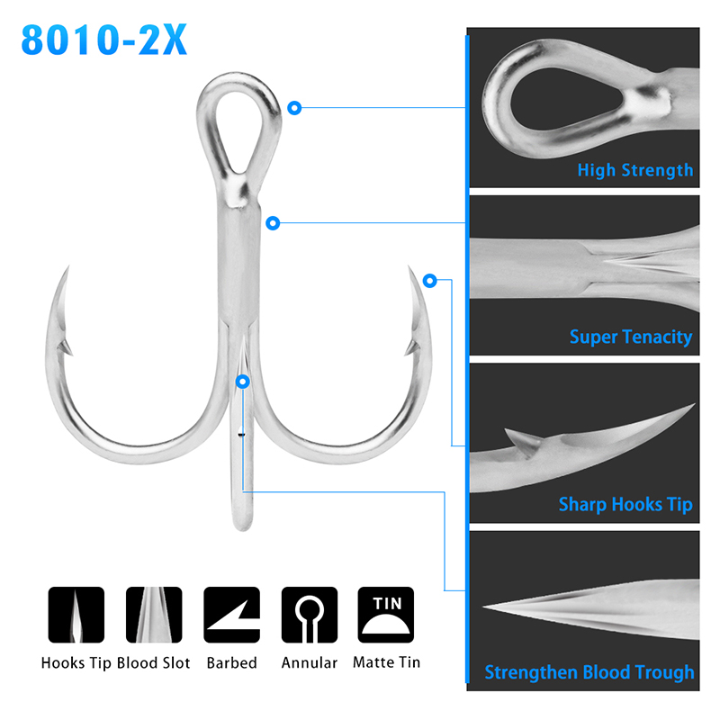 PROBEROS 20ชิ้น/ล็อตน้ำเค็มตกป - Fishing Hook Size บทวิจารณ์และราคา