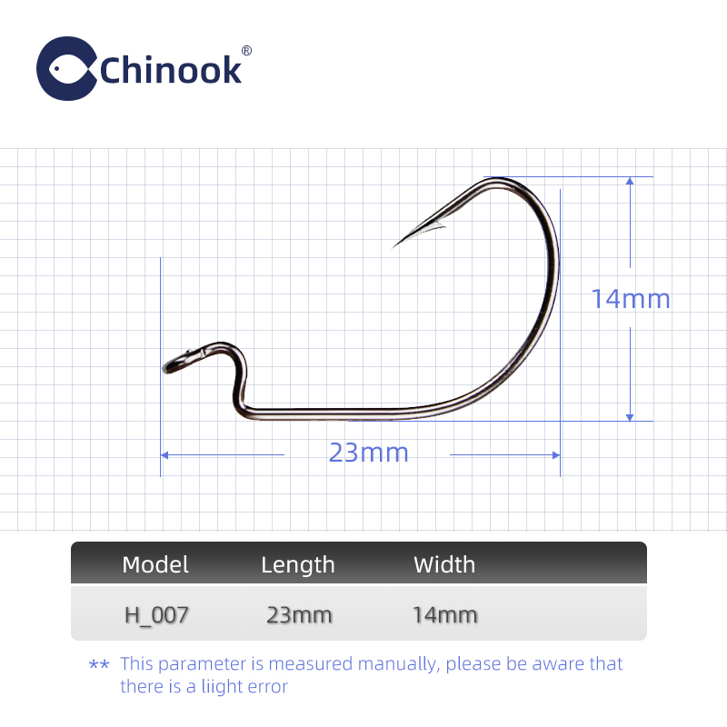 ตะขอเบ็ดตกปลา Chinook 20 ชิ้น  - Fishing Hook Offset บทวิจารณ์และราคา