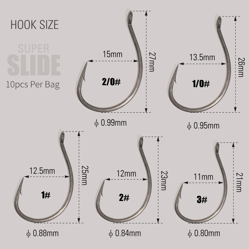 LUREHOLIC PTFE Super สไลด์ Wac - Fishing Hook Offset บทวิจารณ์และราคา