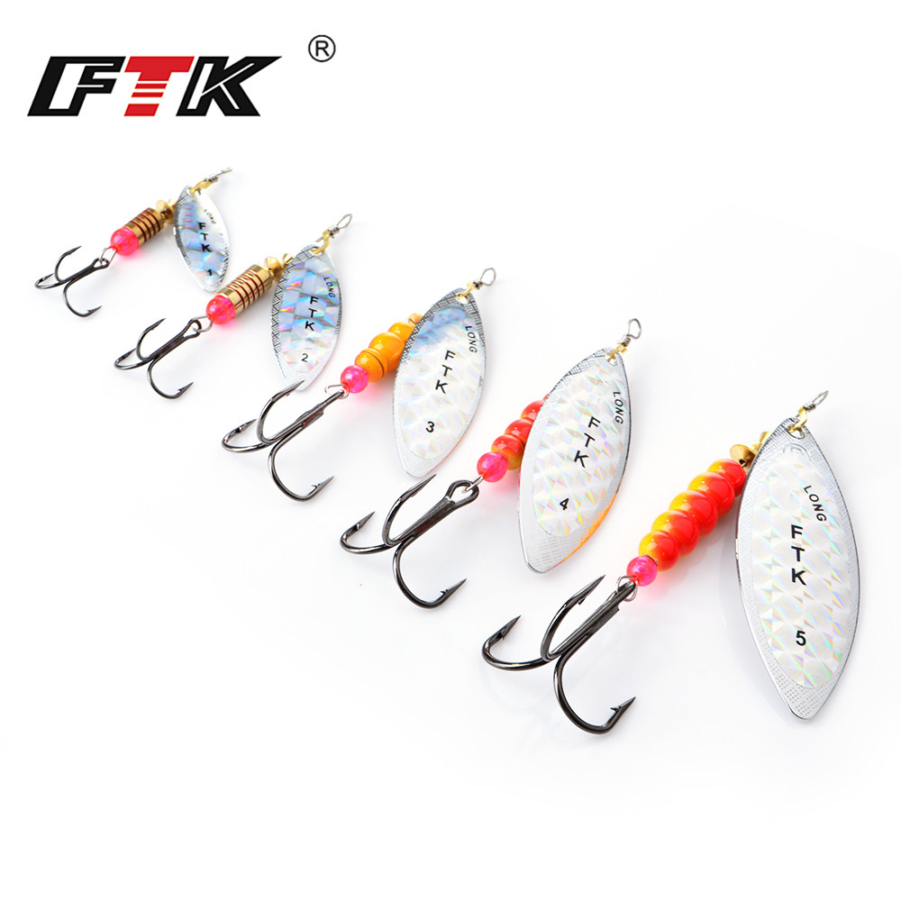 FTK Spinner เหยื่อ4G/7G/12G/18 - Fishing Hook Treble บทวิจารณ์และราคา