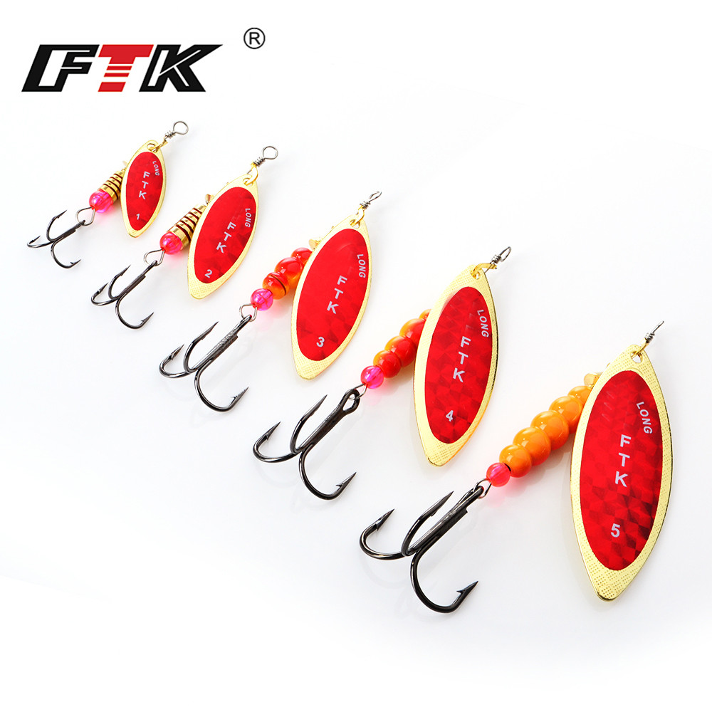 FTK Spinner เหยื่อ4G/7G/12G/18 - Fishing Hook Treble บทวิจารณ์และราคา