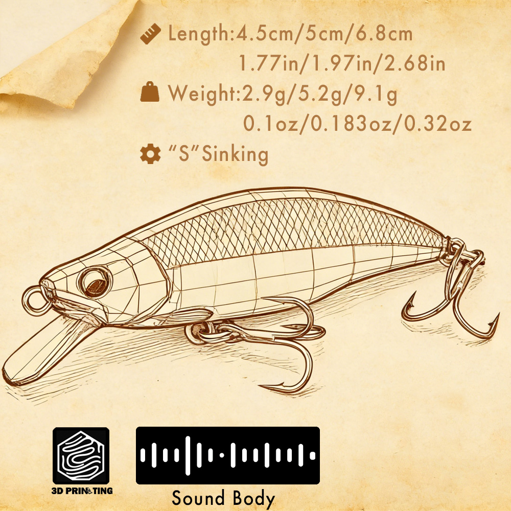 เหยื่อปลอมแบบจมน้ำ รูปทรงปลาเท - Fishing Hook Treble บทวิจารณ์และราคา