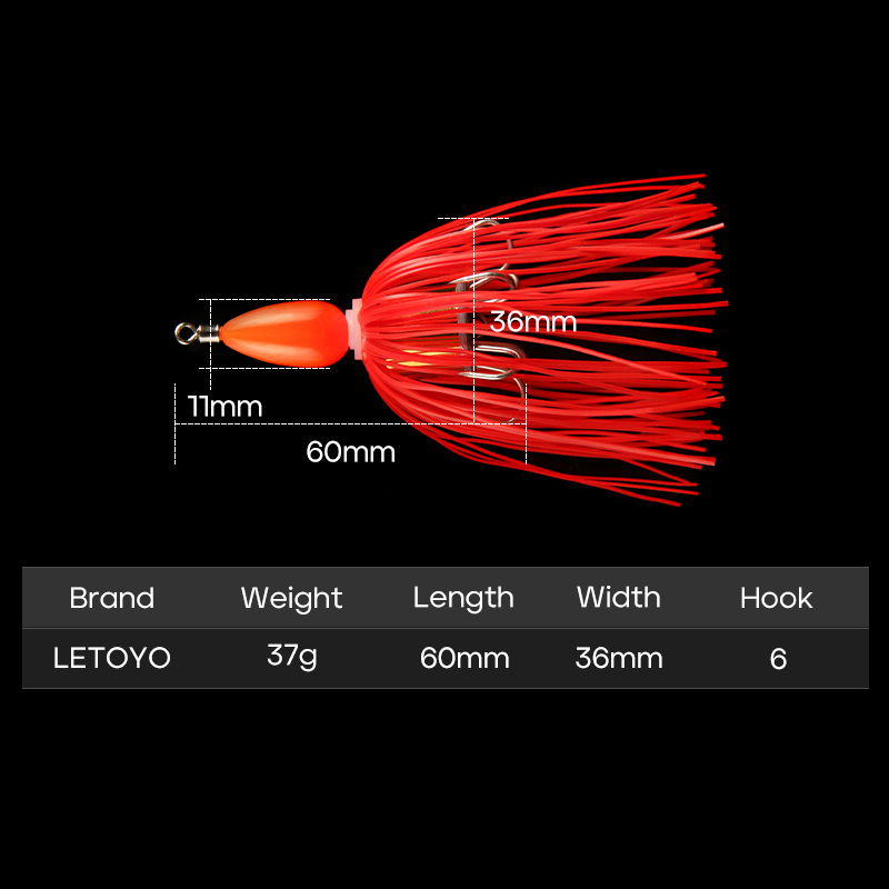 37g Weedless ฟุตบอล Jig Head ต - Fishing Hook Weedless บทวิจารณ์และราคา