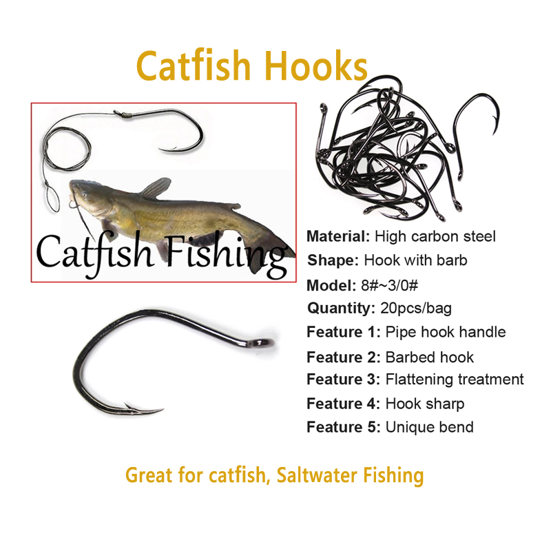 Wifreo 20pcs V รูปร่างปลาดุกตะ - Fishing Hook Offset บทวิจารณ์และราคา