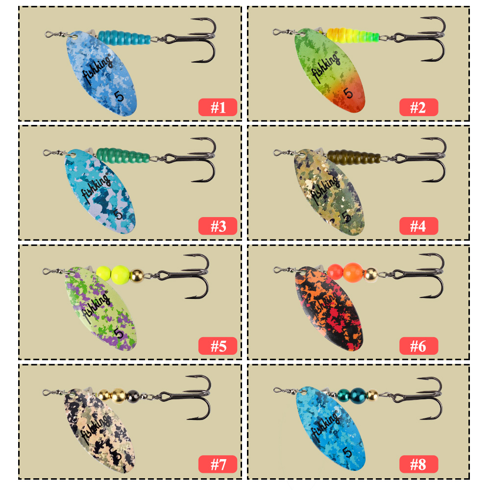 NGB Spinner เหยื่อตกปลา Lure ช - Fishing Hook Treble บทวิจารณ์และราคา