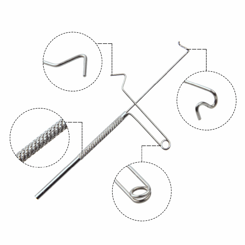 Fly Fishing Knot Tying Tool Ty - Fishing Hook Stainless Steel บทวิจารณ์และราคา