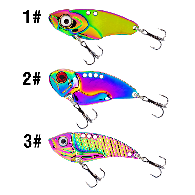 เหยื่อตกปลาโลหะหลากสี 3 ชิ้น น - Fishing Hook Treble บทวิจารณ์และราคา
