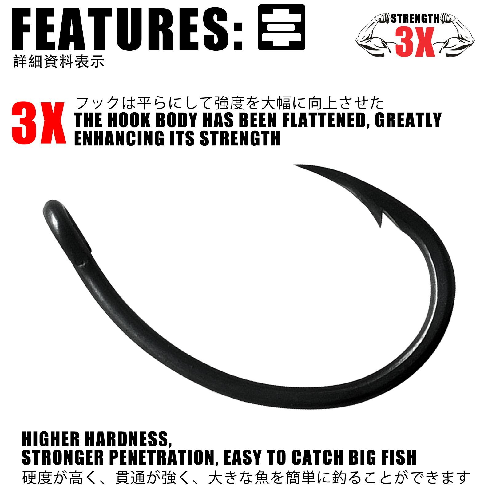 50pcs ปลาคาร์พตะขอตกปลาเคลือบ  - Fishing Hook Offset บทวิจารณ์และราคา