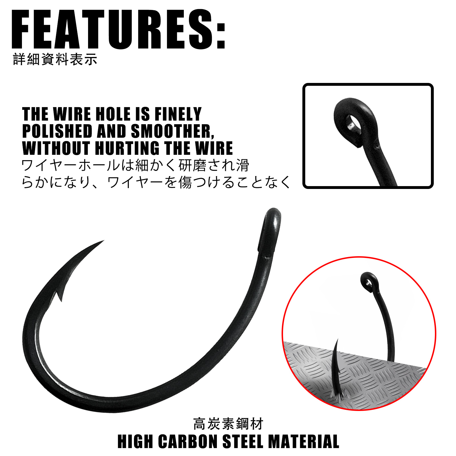 50pcs ปลาคาร์พตะขอตกปลาเคลือบ  - Fishing Hook Offset บทวิจารณ์และราคา