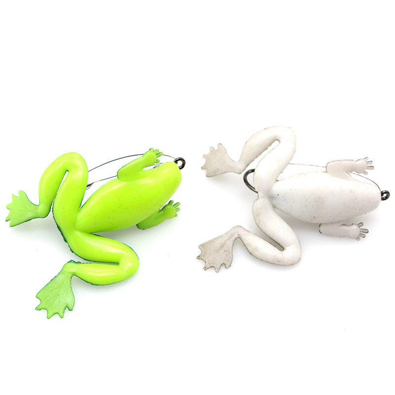 เหยื่อตกปลาแบบนิ่มรูปกบ ไม่มีใ - Fishing Hook Weedless บทวิจารณ์และราคา