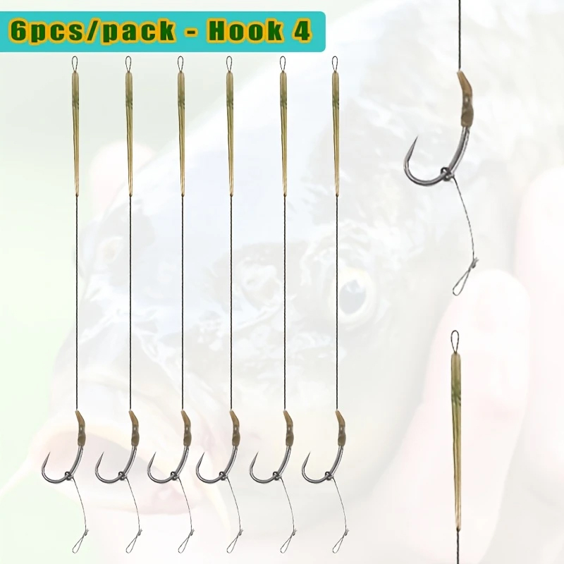ชุดอุปกรณ์ตกปลาคาร์พ 6 ชิ้น พร - Fishing Hook Size บทวิจารณ์และราคา