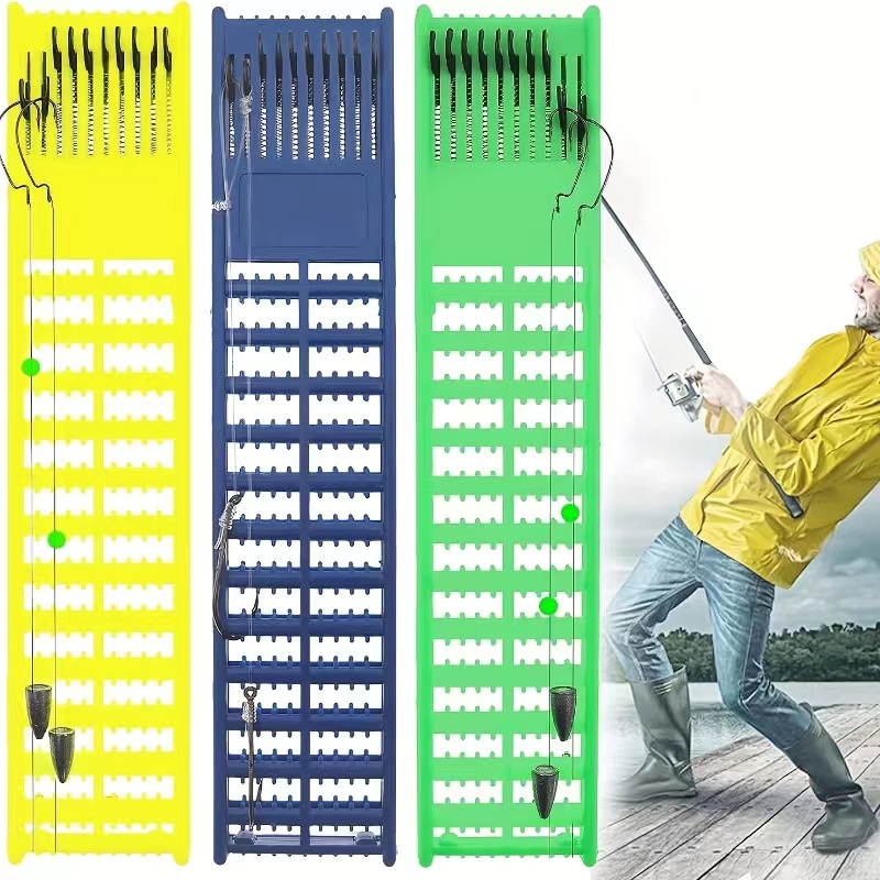 YOTO ตกปลา Snelled Hook ผู้ถือ - Fishing Hook Jig บทวิจารณ์และราคา