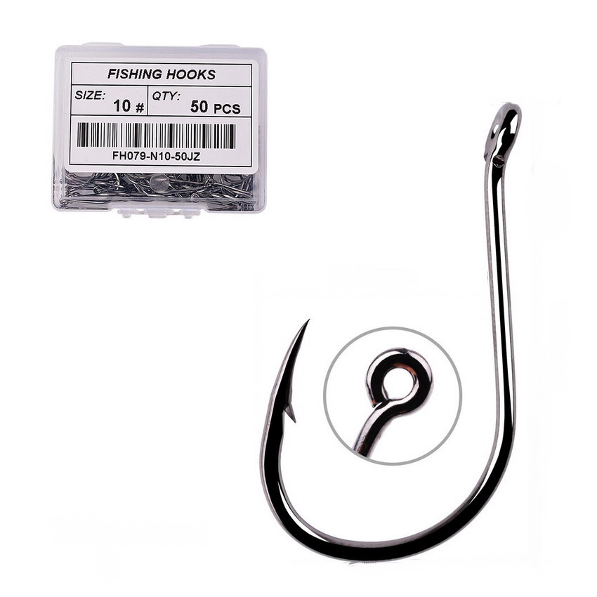 50Pcs/20Pcs Fishhook เคลือบสูง - Fishing Hook Circle บทวิจารณ์และราคา