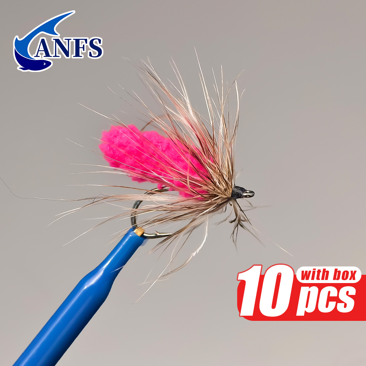 ANFS ชุดแม็ปฟลาย 10 ชิ้น คละสี - Fishing Hook Assortment บทวิจารณ์และราคา