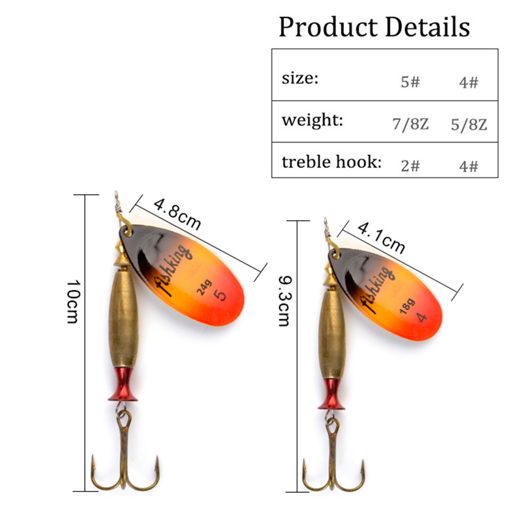 NGB Long Cast Spinner เหยื่อตก - Fishing Hook Treble บทวิจารณ์และราคา