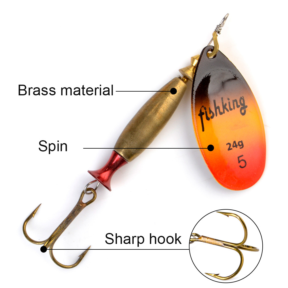 NGB Long Cast Spinner เหยื่อตก - Fishing Hook Treble บทวิจารณ์และราคา