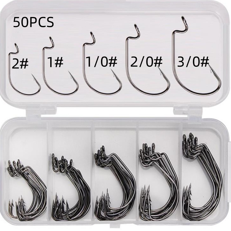 เบ็ดตกปลาเหล็กกล้าคาร์บอนสูง 5 - Fishing Hook Jig บทวิจารณ์และราคา