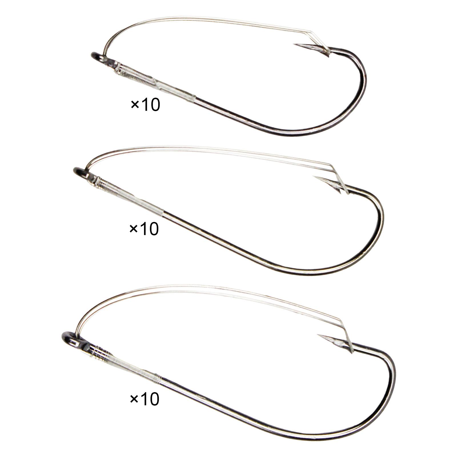 ตะขอเบ็ดตกปลา Weed Guard แบบมี - Fishing Hook Weedless บทวิจารณ์และราคา