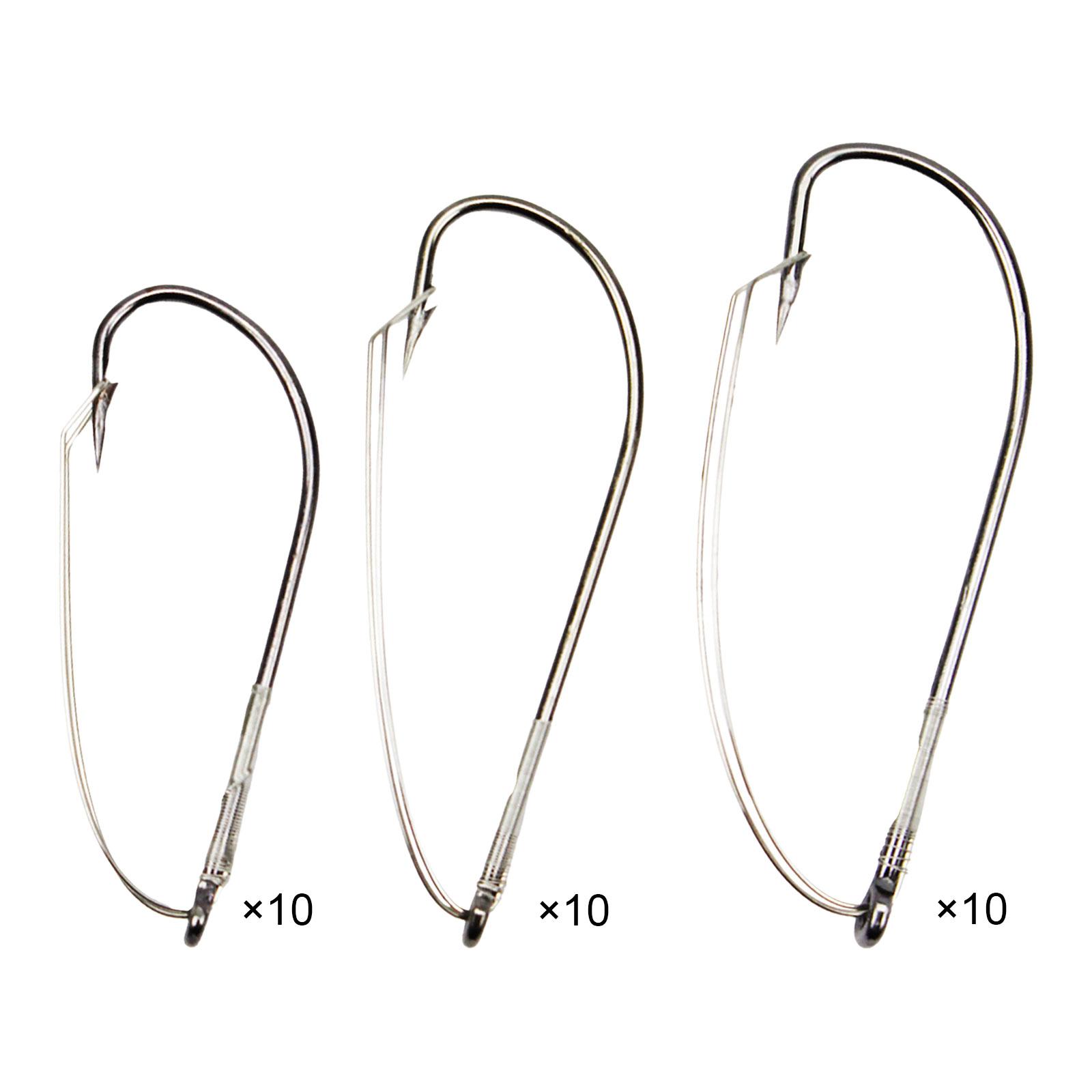 ตะขอเบ็ดตกปลา Weed Guard แบบมี - Fishing Hook Weedless บทวิจารณ์และราคา