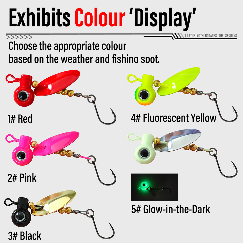 หัวจิ๊กกิ้งแบบมีใบพัดหมุน 5 ชิ - Fishing Hook Offset บทวิจารณ์และราคา