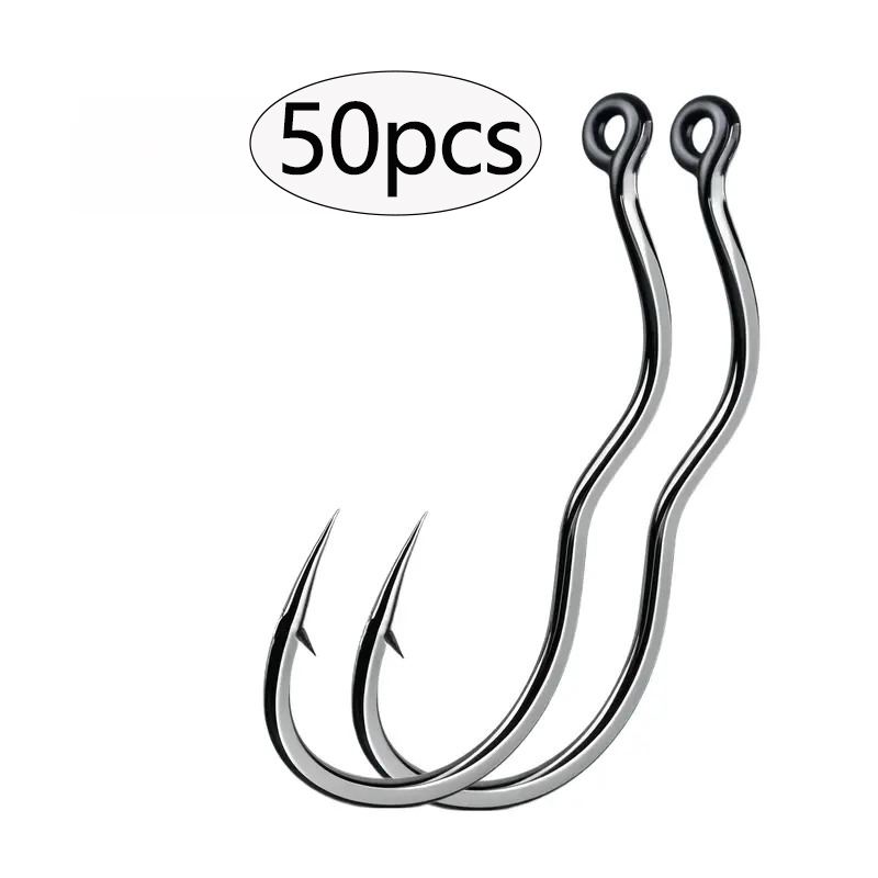 เบ็ดตกปลาเหล็กกล้าคาร์บอนสูงแบ - Fishing Hook Circle บทวิจารณ์และราคา