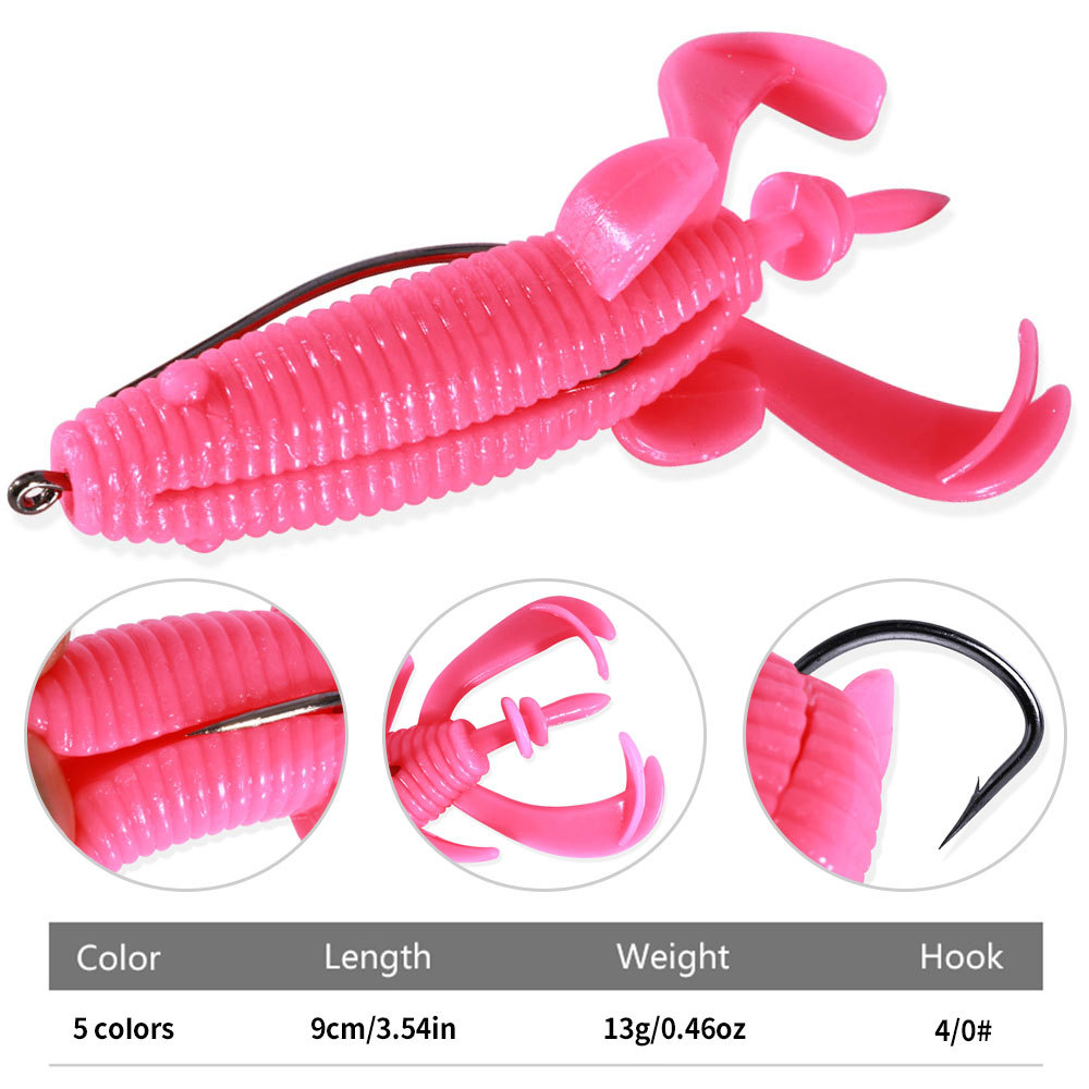 เหยื่อตกปลารูปกบแบบลอยน้ำ ตัวเ - Fishing Hook Weedless บทวิจารณ์และราคา