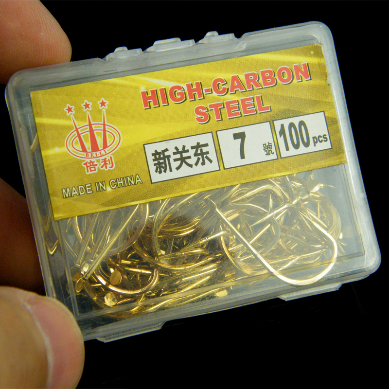เบ็ดตกปลาทองคำแบบไม่มีเงี่ยง 1 - Fishing Hook Size บทวิจารณ์และราคา