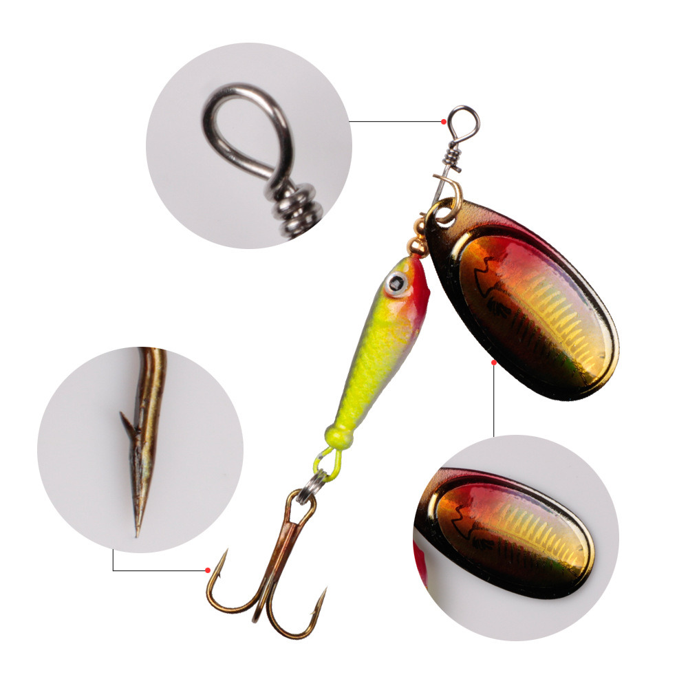 10 ชิ้น/เซ็ต Spinner Lures 9.1 - Fishing Hook Treble บทวิจารณ์และราคา