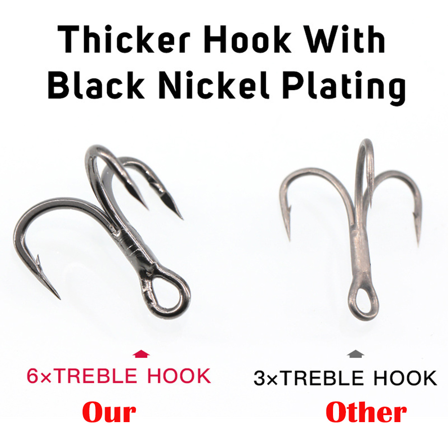 6X ประมง ตะขอแหลม 10 ชิ้น เบ็ด - Fishing Hook Offset บทวิจารณ์และราคา