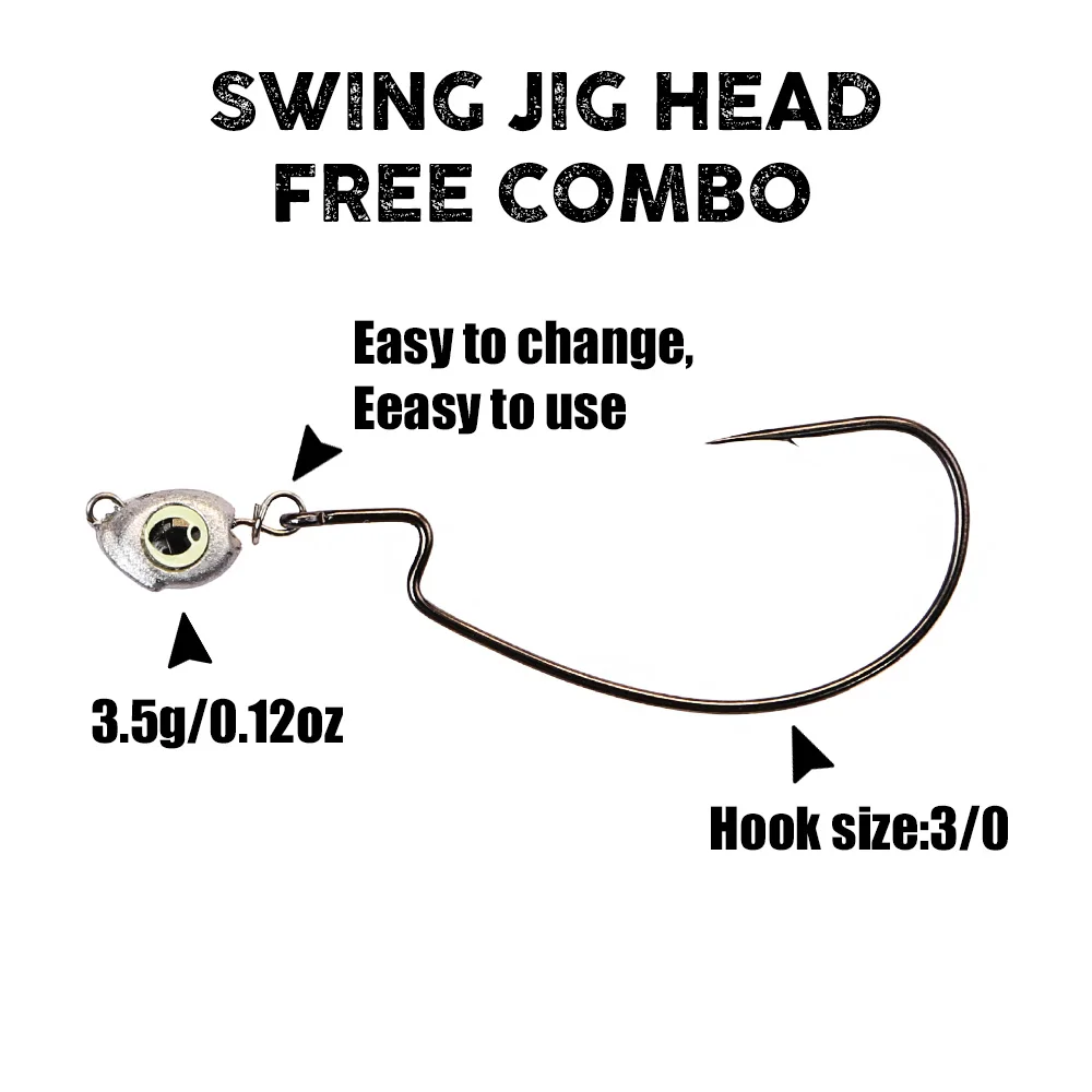 หัวจิ๊ก B&U Swing Jig Head Che - Fishing Hook Jig บทวิจารณ์และราคา